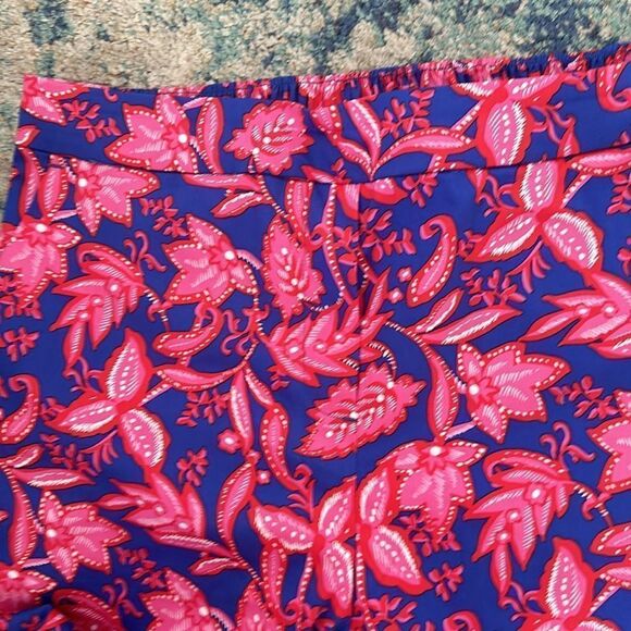 NWOT Boden Pull On Floral Trousers size 6R - Picture 6 of 7